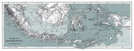 Karte des Malayischen Archipels