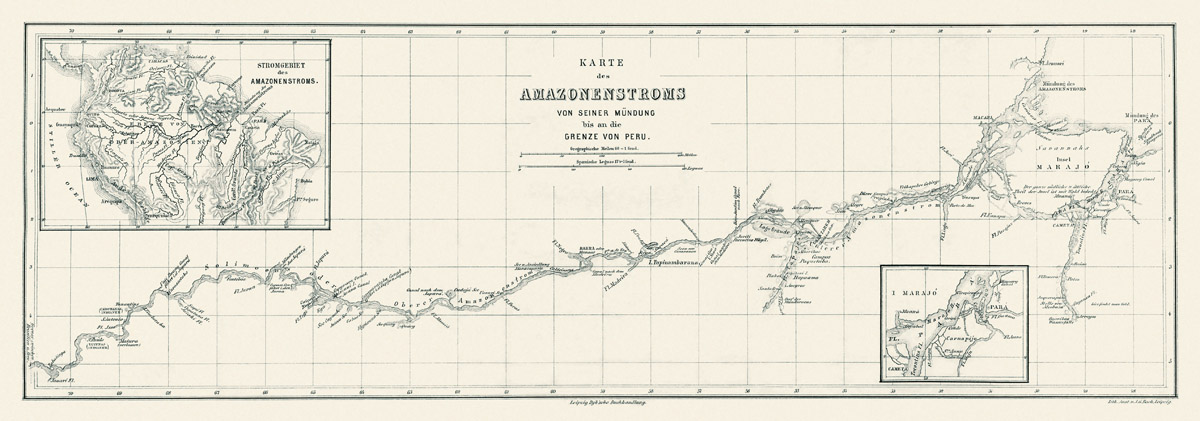 »Karte des Amazonenstroms«
